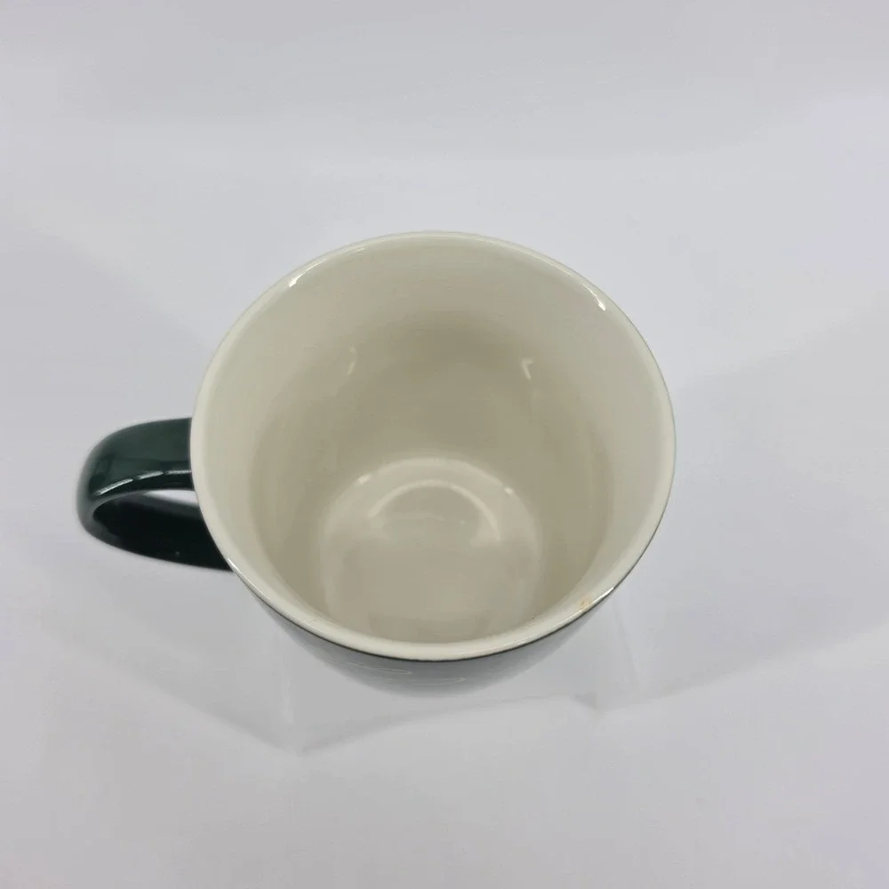 Starbucks Holiday Mug Green Gold Swirl 2020 Siren Logo Ceramic Coffee Cup 12oz